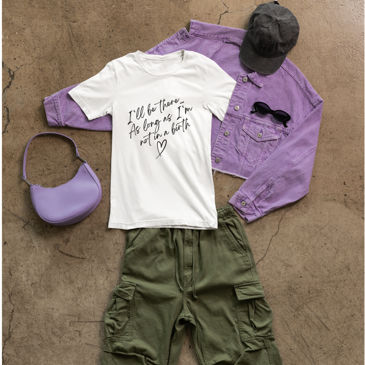 If I'm Not At A Birth-Unisex tee
